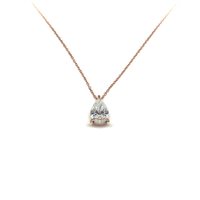 Collana Ama Donna in Oro rosa Diamante Lab Grown 1.51 Ct AMA-GI-201-16 - AMA-GI-201-16